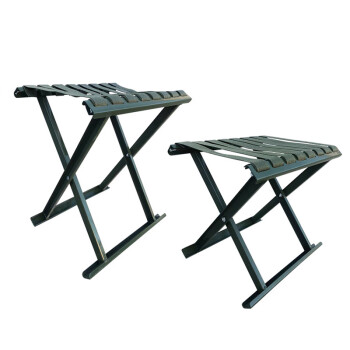 秘韻槽鋼型軍綠色折疊馬扎折疊凳2把裝